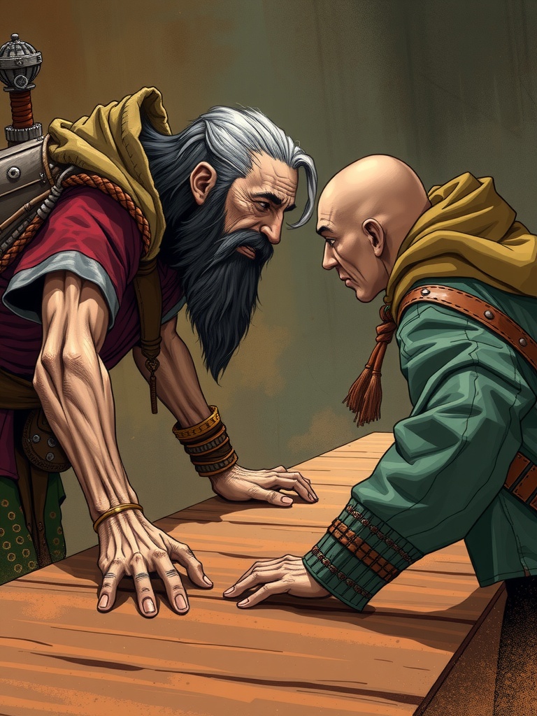 Panel 1: The silence had its own weight here.