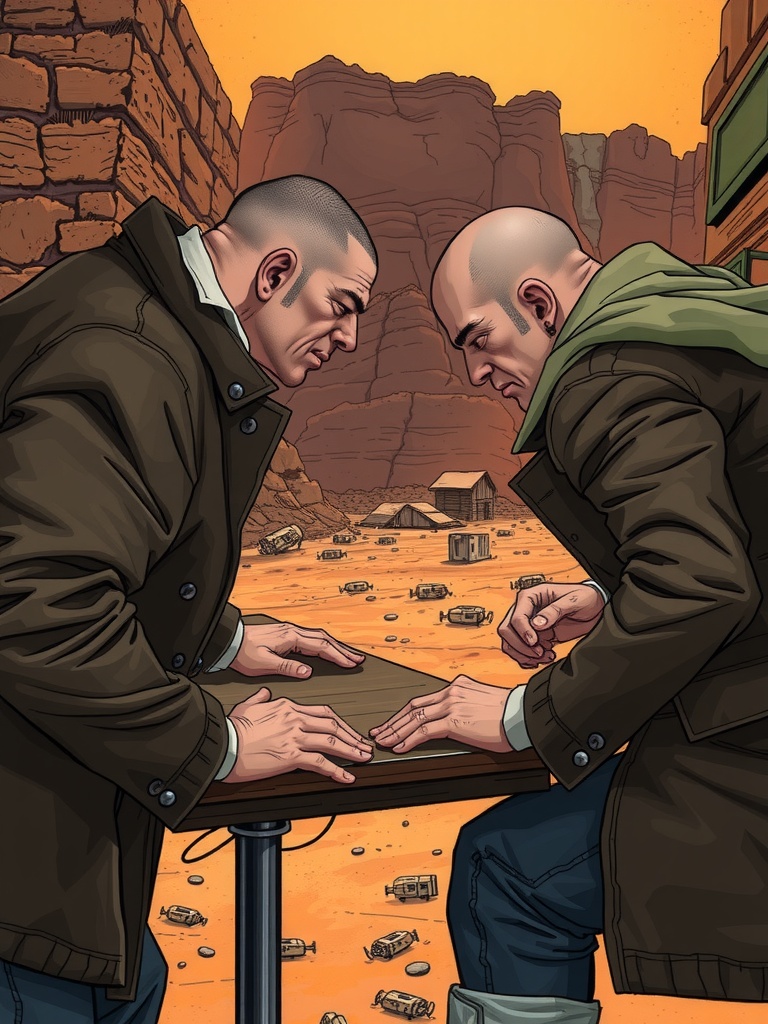 Panel 1: The silence had its own weight here.